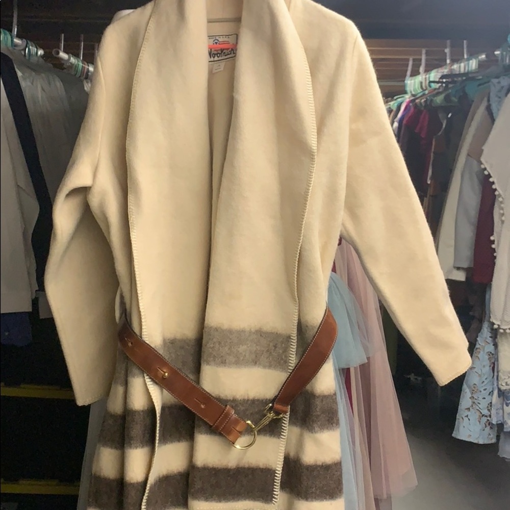 Woolrich Madewell Doubleweave Coat - Picture 5 of 8